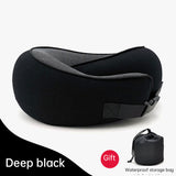 Memory Foam Neck Pillow Cervical Vertebra Travel Portable Noon Break Aircraft U Type Of Pillow Sleep Camping Pillow Carry Bag