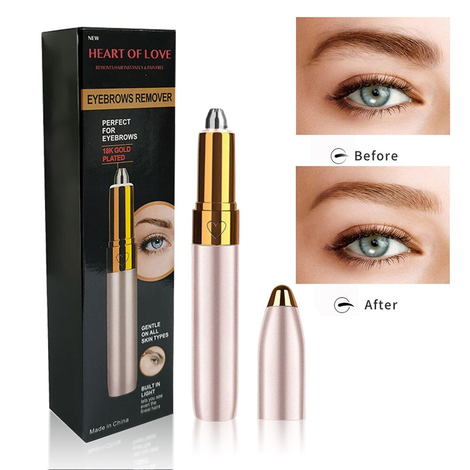 Electric Trimmer Eyebrow Hair Remover for Women Epilators Lipstick Brows Pen Hair Remover Shaver Razor Finishing Painless