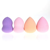 4Pcs/set Mini Beauty Soft Makeup Sponge Puff Face Nose Facial Foundation Base Liquid Powder Blending Drop Shape Cosmetic Tool