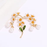 Artistic Brooch Vintage Pin Simple Versatile Lapel Flower Accessory