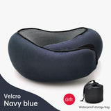 Memory Foam Neck Pillow Cervical Vertebra Travel Portable Noon Break Aircraft U Type Of Pillow Sleep Camping Pillow Carry Bag