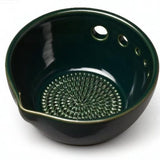2-in-1 Garlic Grater & Peeler with Drain Hole, Efficient Vegetable Leaf Stripper for Ginger, Onion, Cheese
