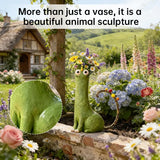 Creative Cat Vase - Desktop Dried Flower Holder, Decorative Home/Office Accent, Universal for Small Dried Bouquets