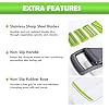 Vegetable Chopper Multifunctional Food Chopper | 16-in-1 Onion Cutter with 7 Blades, Vegetable Slicer and Dicer with Container for Salad, Potato, Carrot, Garlic & Kitchen Use