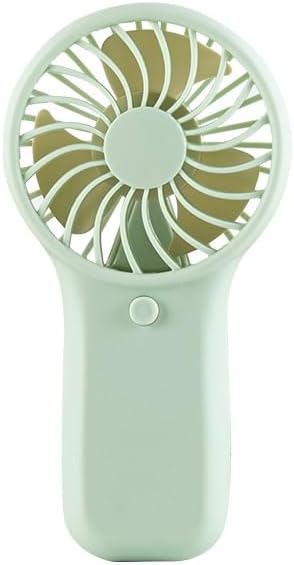 Handheld Fan, Portable Mini Fan Battery Powered (No Built-In Battery), Lightweight Pocket Fan for Travel, Makeup, Lash, Office, Outdoor（green）