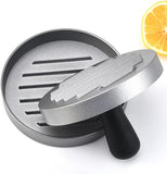 Non-Stick Aluminum Burger Press, Burger Press Machine, Hamburger Patty Maker with 100 Wax Disc Papers, Burger Maker with ABS Handle, for Making Stuffed Pocket Burgers Baking Beef Grill BBQ