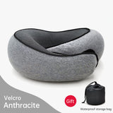 Memory Foam Neck Pillow Cervical Vertebra Travel Portable Noon Break Aircraft U Type Of Pillow Sleep Camping Pillow Carry Bag