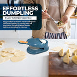 2 in 1 Dumpling Maker Press, Dumpling Skin Maker Machine, Multifunctional DIY Manual Empanada Press