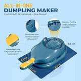 2 in 1 Dumpling Maker Press, Dumpling Skin Maker Machine, Multifunctional DIY Manual Empanada Press