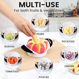 Apple Slicer - Professional Stainless Steel Apple Corer/Cutter - Super Sharp - Apple Corer Tool With 8 Shar