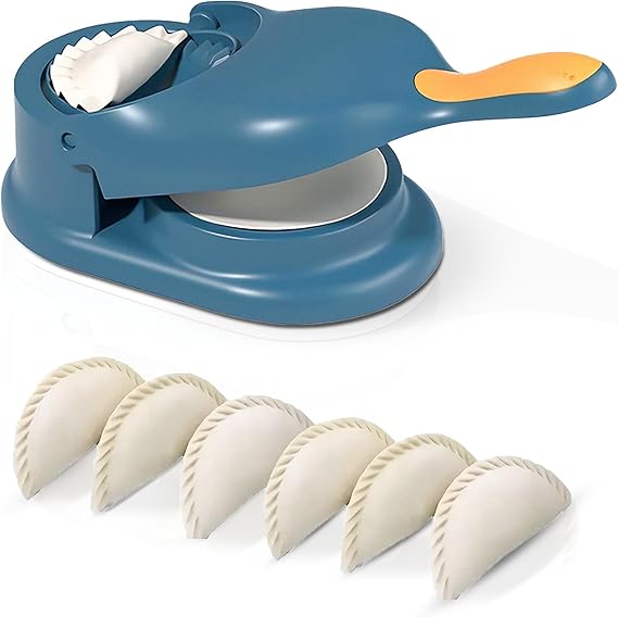 2 in 1 Dumpling Maker Press, Dumpling Skin Maker Machine, Multifunctional DIY Manual Empanada Press