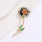 Artistic Brooch Vintage Pin Simple Versatile Lapel Flower Accessory