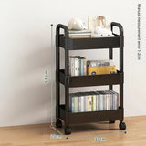 Multi-Layer Wheeled Utility Cart (for home, kitchen, bathroom storage: snacks, books)