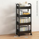 Multi-Layer Wheeled Utility Cart (for home, kitchen, bathroom storage: snacks, books)