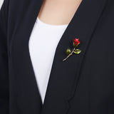Artistic Brooch Vintage Pin Simple Versatile Lapel Flower Accessory