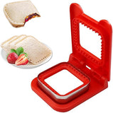 MEETOZ Sandwich Cutter and Sealer, Square Sandwich Maker, Decruster for Kids Lunch Uncrustable, Easy for School Lunchbox and Bento Box